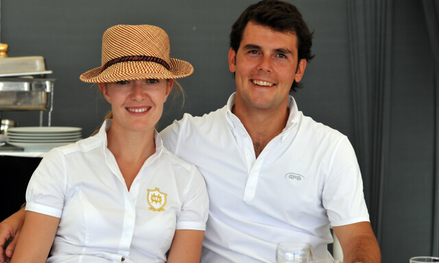 BRØT MED HVERANDRE: Marta Ortega var gift med den spanske rytteren Sergio Alvarez Moya (35) i tre år. Her avbildet sammen i 2012. Foto: NTB Scanpix BRØT MED HVERANDRE: Marta Ortega var gift med den spanske rytteren Sergio Alvarez Moya (35) i tre år. Her avbildet sammen i 2012. Foto: NTB Scanpix